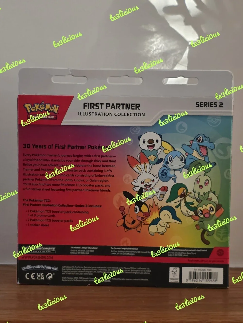 POKÉMON TRADING CARD GAME FIRST PARTNER IllUSTRATION COLLECTION: SERIES 2